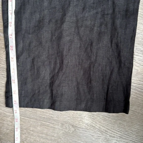 Reformation Oregano Linen Wide Leg Jumpsuit in Black 0
